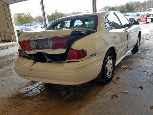 1G4HP54K514259502 - 2001 BUICK LESABRE CU WHITE photo 4