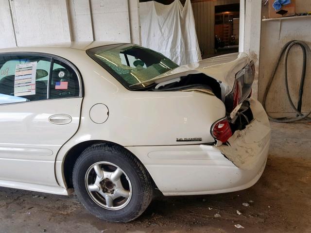 1G4HP54K514259502 - 2001 BUICK LESABRE CU WHITE photo 9