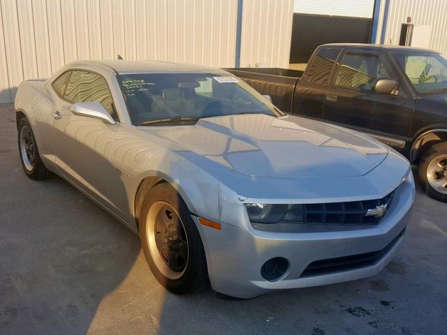 2G1FA1E38D9177822 - 2013 CHEVROLET CAMARO LS SILVER photo 1