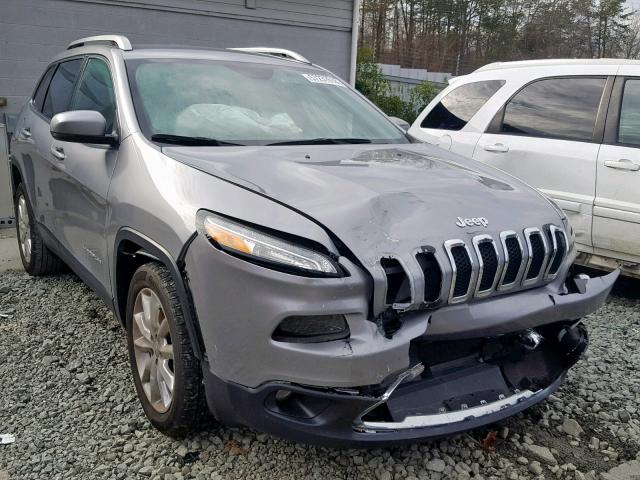 1C4PJLDB0HW526131 - 2017 JEEP CHEROKEE L GRAY photo 1