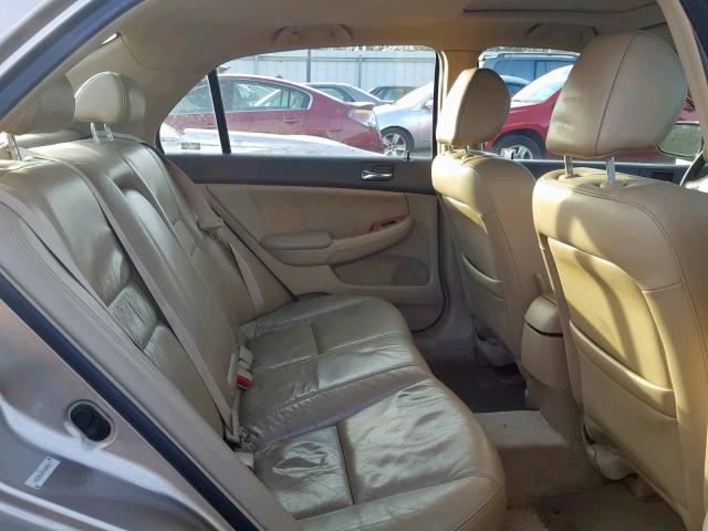 1HGCM66864A084697 - 2004 HONDA ACCORD EX GOLD photo 6