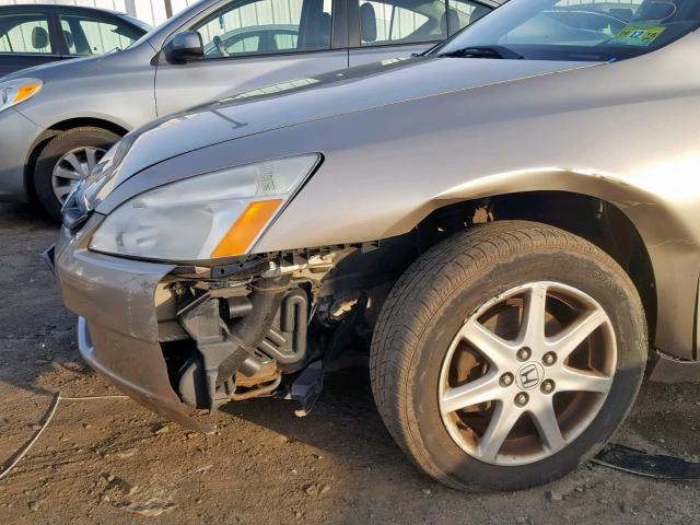 1HGCM66864A084697 - 2004 HONDA ACCORD EX GOLD photo 9