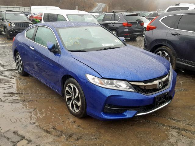 1HGCT1B35HA001301 - 2017 HONDA ACCORD LX- BLUE photo 1