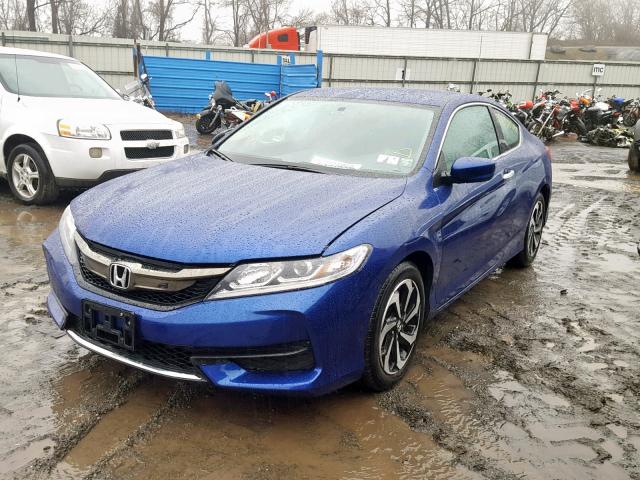 1HGCT1B35HA001301 - 2017 HONDA ACCORD LX- BLUE photo 2