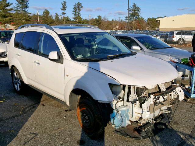 JA4MT41X07U011959 - 2007 MITSUBISHI OUTLANDER WHITE photo 1