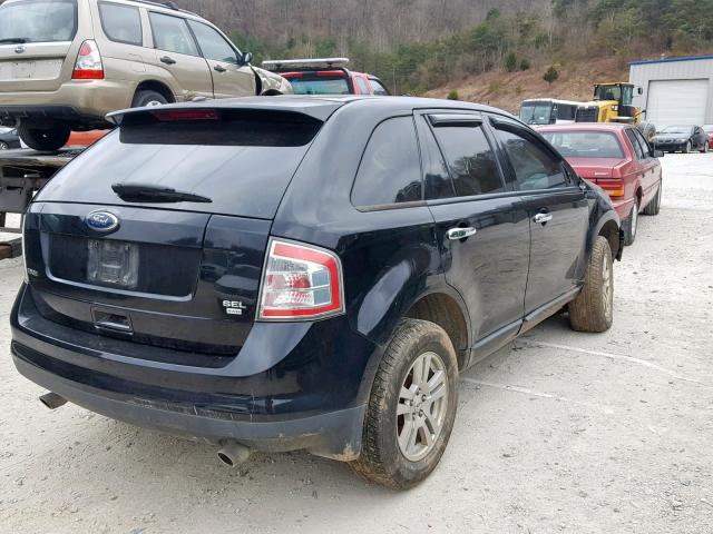 2FMDK48C78BA64589 - 2008 FORD EDGE SEL BLACK photo 4