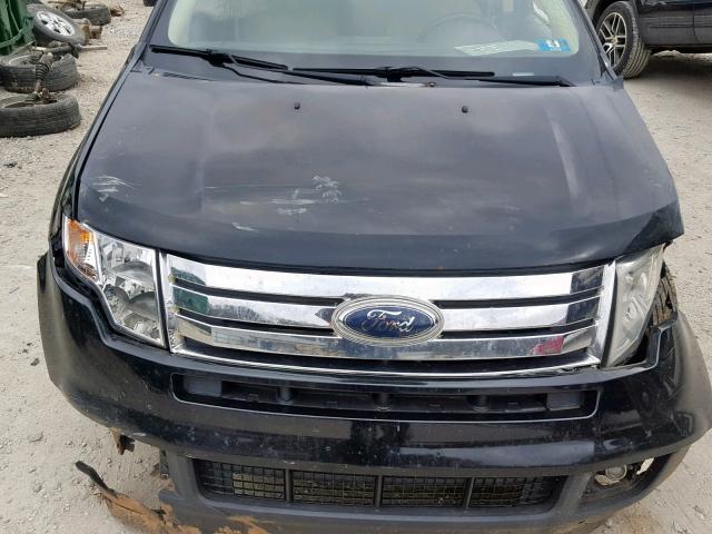 2FMDK48C78BA64589 - 2008 FORD EDGE SEL BLACK photo 7