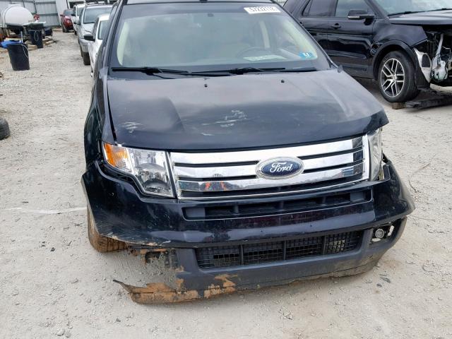 2FMDK48C78BA64589 - 2008 FORD EDGE SEL BLACK photo 9