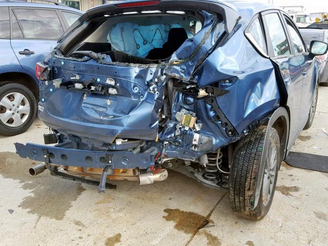 JM3KFABM2J0326100 - 2018 MAZDA CX-5 SPORT BLUE photo 9