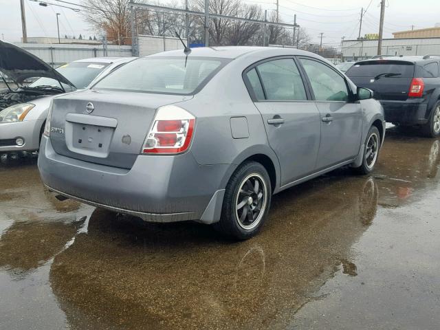 3N1AB61E28L695921 - 2008 NISSAN SENTRA 2.0 SILVER photo 4