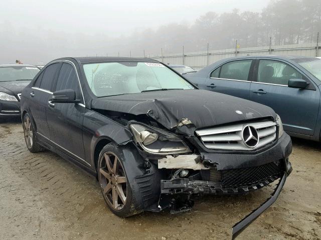 WDDGF4HB7EG241049 - 2014 MERCEDES-BENZ C 250 BLACK photo 1