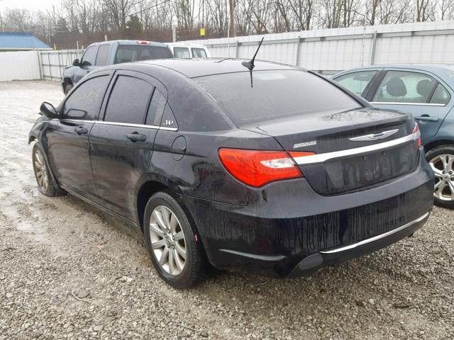 1C3CCBBB6CN140077 - 2012 CHRYSLER 200 TOURIN BLACK photo 3