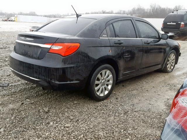 1C3CCBBB6CN140077 - 2012 CHRYSLER 200 TOURIN BLACK photo 4