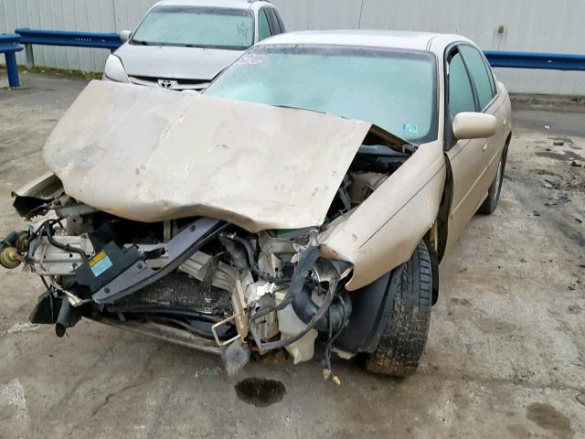1G1NE52JX16216066 - 2001 CHEVROLET MALIBU LS ოქროსფერი ფოტო 2