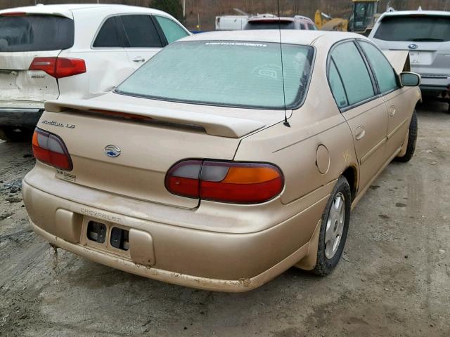 1G1NE52JX16216066 - 2001 CHEVROLET MALIBU LS ოქროსფერი ფოტო 4