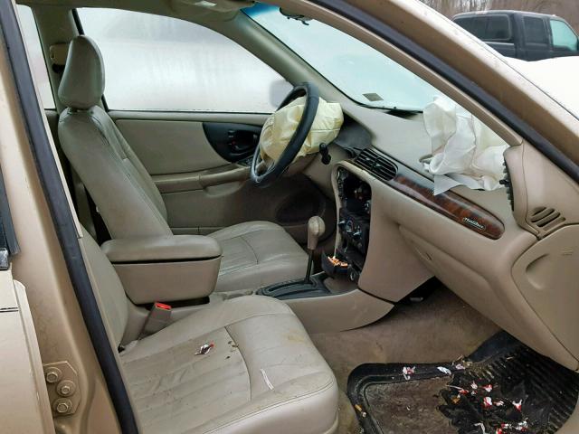 1G1NE52JX16216066 - 2001 CHEVROLET MALIBU LS ოქროსფერი ფოტო 5
