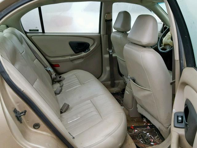 1G1NE52JX16216066 - 2001 CHEVROLET MALIBU LS ოქროსფერი ფოტო 6