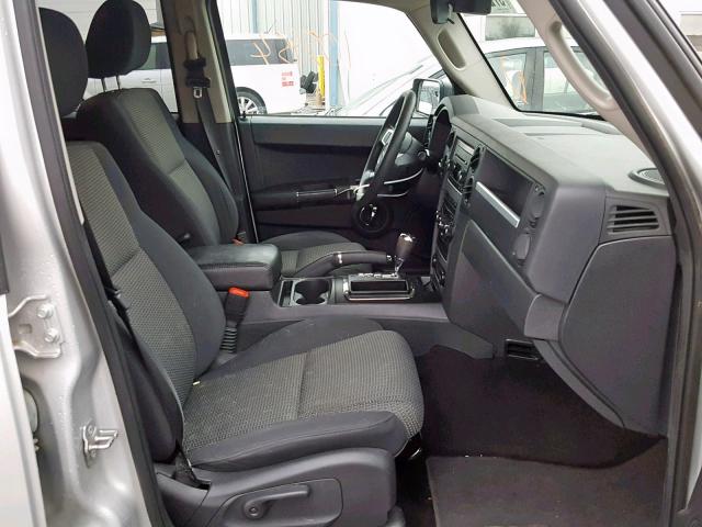1J4RG4GK9AC127907 - 2010 JEEP COMMANDER Gümüş foto 5