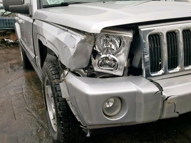 1J4RG4GK9AC127907 - 2010 JEEP COMMANDER Gümüş foto 9