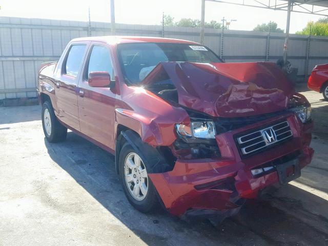 2HJYK16456H565437 - 2006 HONDA RIDGELINE MAROON photo 1