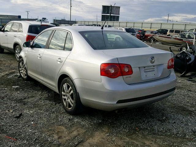 3VWEF71K57M168377 - 2007 VOLKSWAGEN JETTA WOLF SILVER photo 3