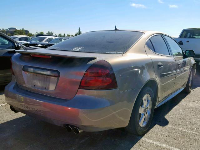 2G2WP552661214764 - 2006 PONTIAC GRAND PRIX BROWN photo 4