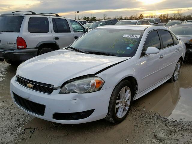 2G1WC5E39E1107294 - 2014 CHEVROLET IMPALA LIM WHITE photo 2