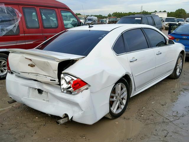 2G1WC5E39E1107294 - 2014 CHEVROLET IMPALA LIM WHITE photo 4