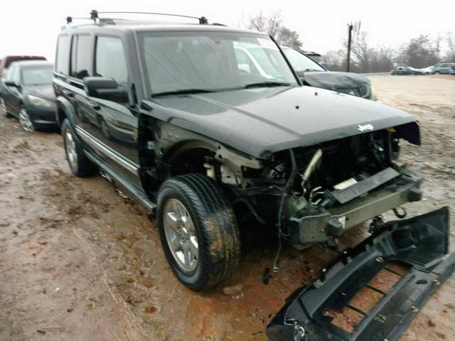 1J8HG68287C618210 - 2007 JEEP COMMANDER BLACK photo 1