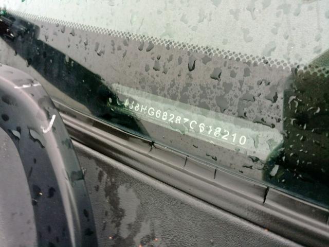 1J8HG68287C618210 - 2007 JEEP COMMANDER BLACK photo 10