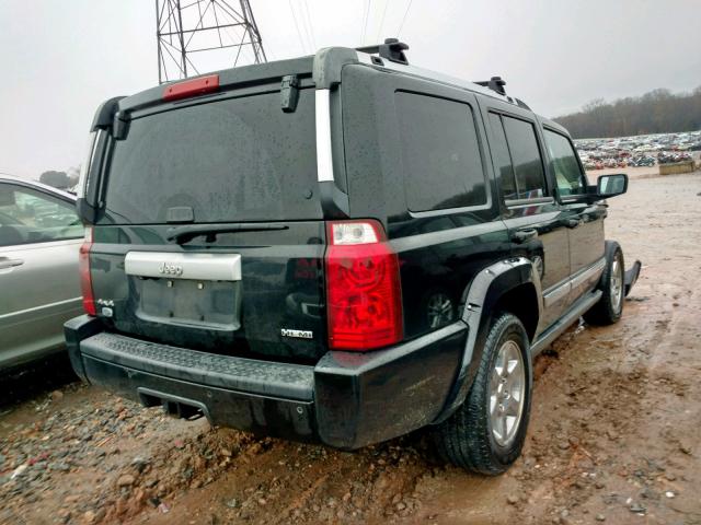 1J8HG68287C618210 - 2007 JEEP COMMANDER BLACK photo 4
