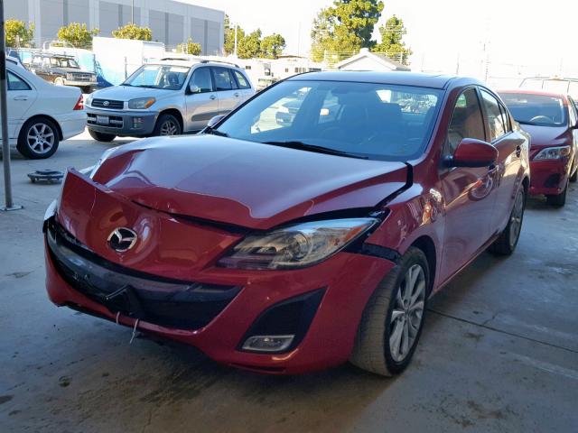 JM1BL1W64B1432749 - 2011 MAZDA 3 S RED photo 2