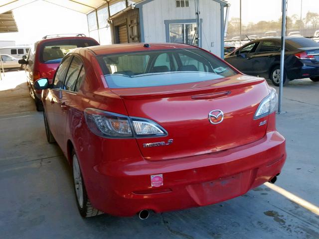 JM1BL1W64B1432749 - 2011 MAZDA 3 S RED photo 3