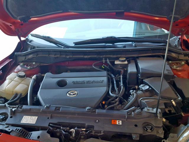 JM1BL1W64B1432749 - 2011 MAZDA 3 S RED photo 7