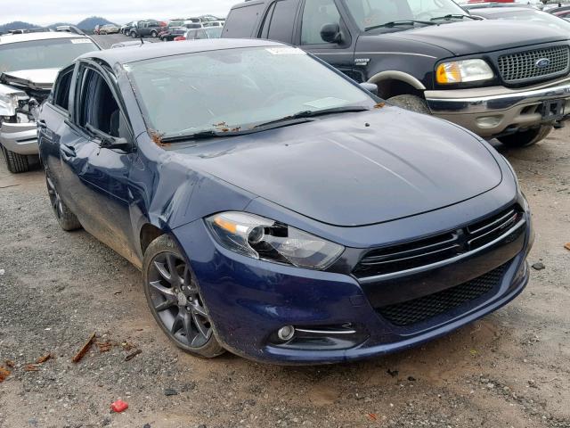 1C3CDFBB6FD268124 - 2015 DODGE DART SXT BLUE photo 1