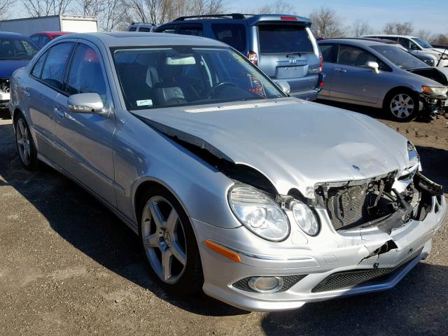 WDBUF56XX9B378375 - 2009 MERCEDES-BENZ E 350 SILVER photo 1