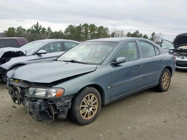 YV1RS64A542385258 - 2004 VOLVO S60 BLUE photo 2