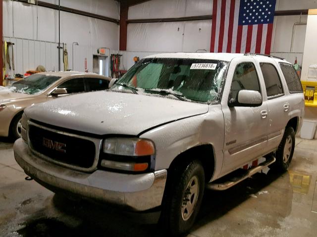 1GKEK13V24J238465 - 2004 GMC YUKON WHITE photo 2