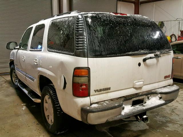 1GKEK13V24J238465 - 2004 GMC YUKON WHITE photo 3