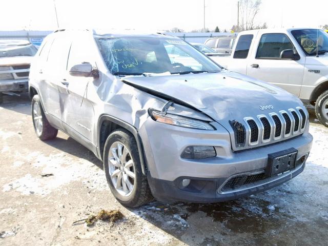 1C4PJMDS8FW501075 - 2015 JEEP CHEROKEE L SILVER photo 1