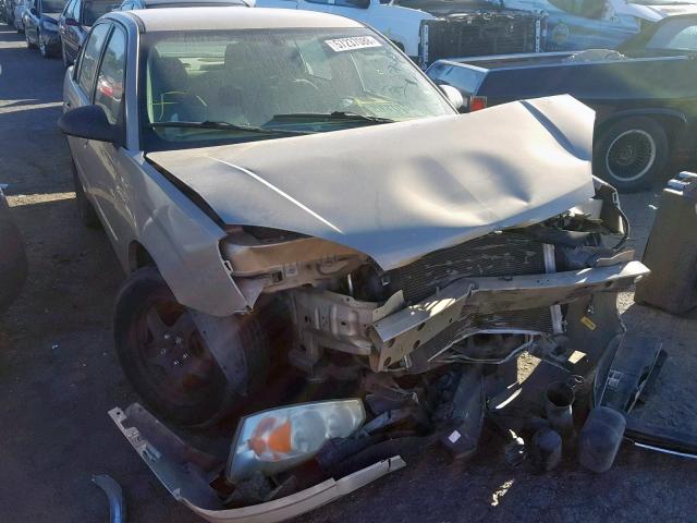 1G1ZT54885F155761 - 2005 CHEVROLET MALIBU LS GOLD photo 1