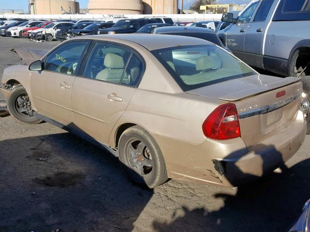 1G1ZT54885F155761 - 2005 CHEVROLET MALIBU LS GOLD photo 3