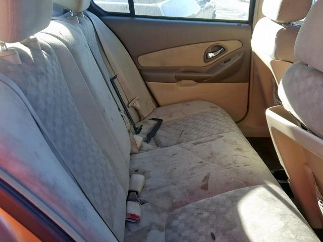 1G1ZT54885F155761 - 2005 CHEVROLET MALIBU LS GOLD photo 6