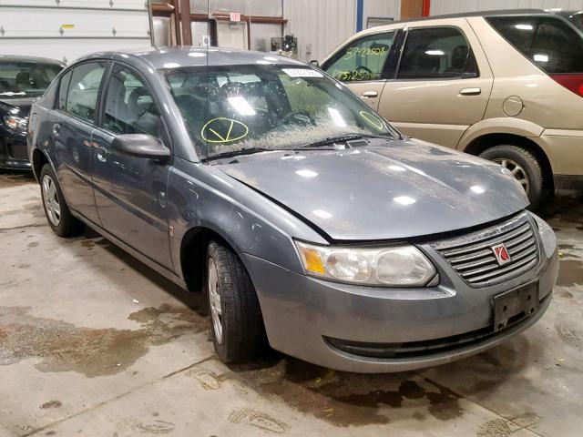 1G8AJ55F16Z100554 - 2006 SATURN ION LEVEL GRAY photo 1