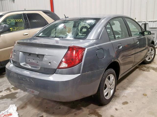 1G8AJ55F16Z100554 - 2006 SATURN ION LEVEL GRAY photo 4