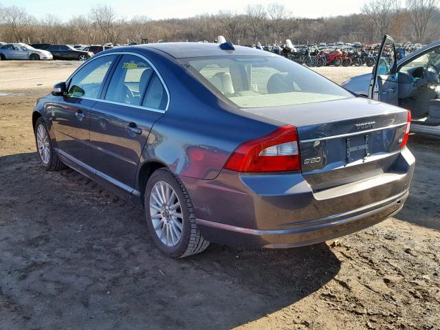 YV1AS982381062887 - 2008 VOLVO S80 3.2 GRAY photo 3