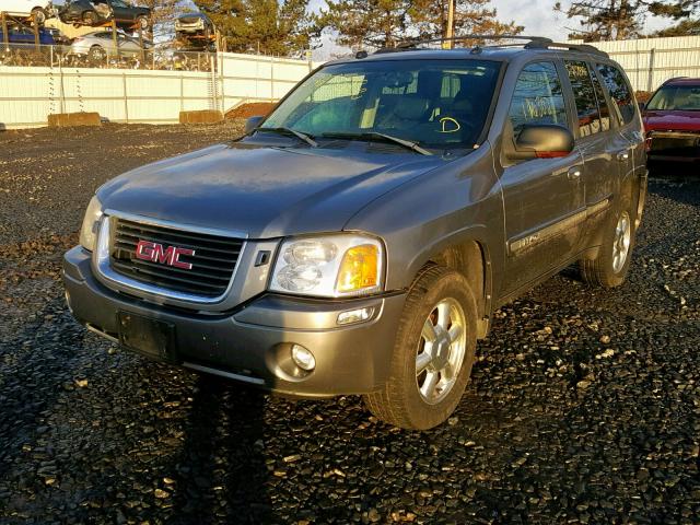 1GKDT13S552276153 - 2005 GMC ENVOY GRAY photo 2