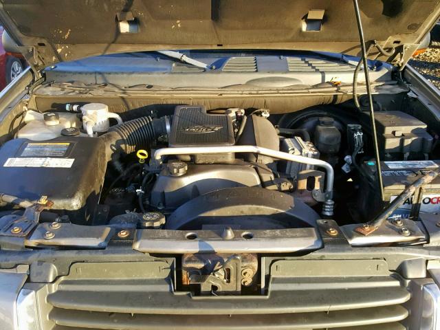 1GKDT13S552276153 - 2005 GMC ENVOY GRAY photo 7