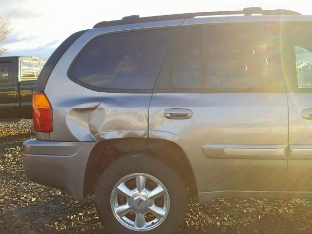 1GKDT13S552276153 - 2005 GMC ENVOY GRAY photo 9