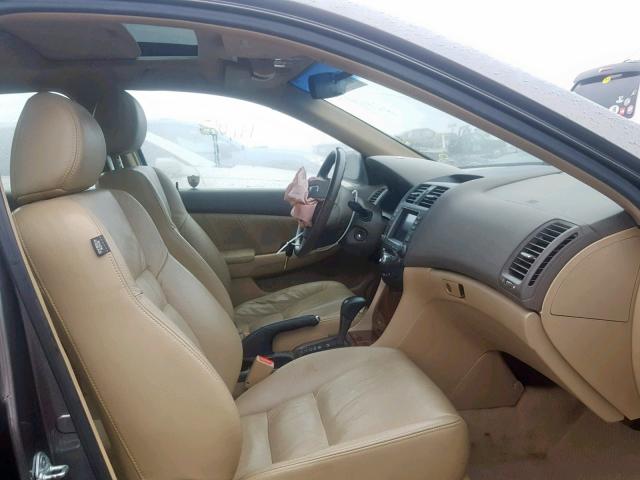 1HGCM567X7A150609 - 2007 HONDA ACCORD EX GRAY photo 5